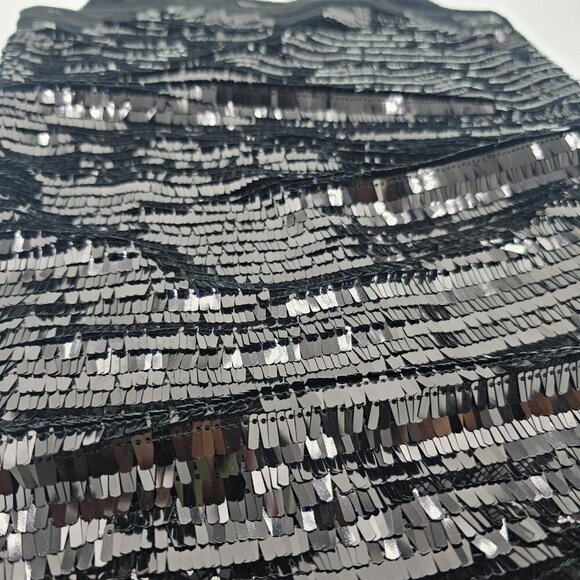 Bodycon Black Party Sequin Dress, XS - Picture 13 of 15